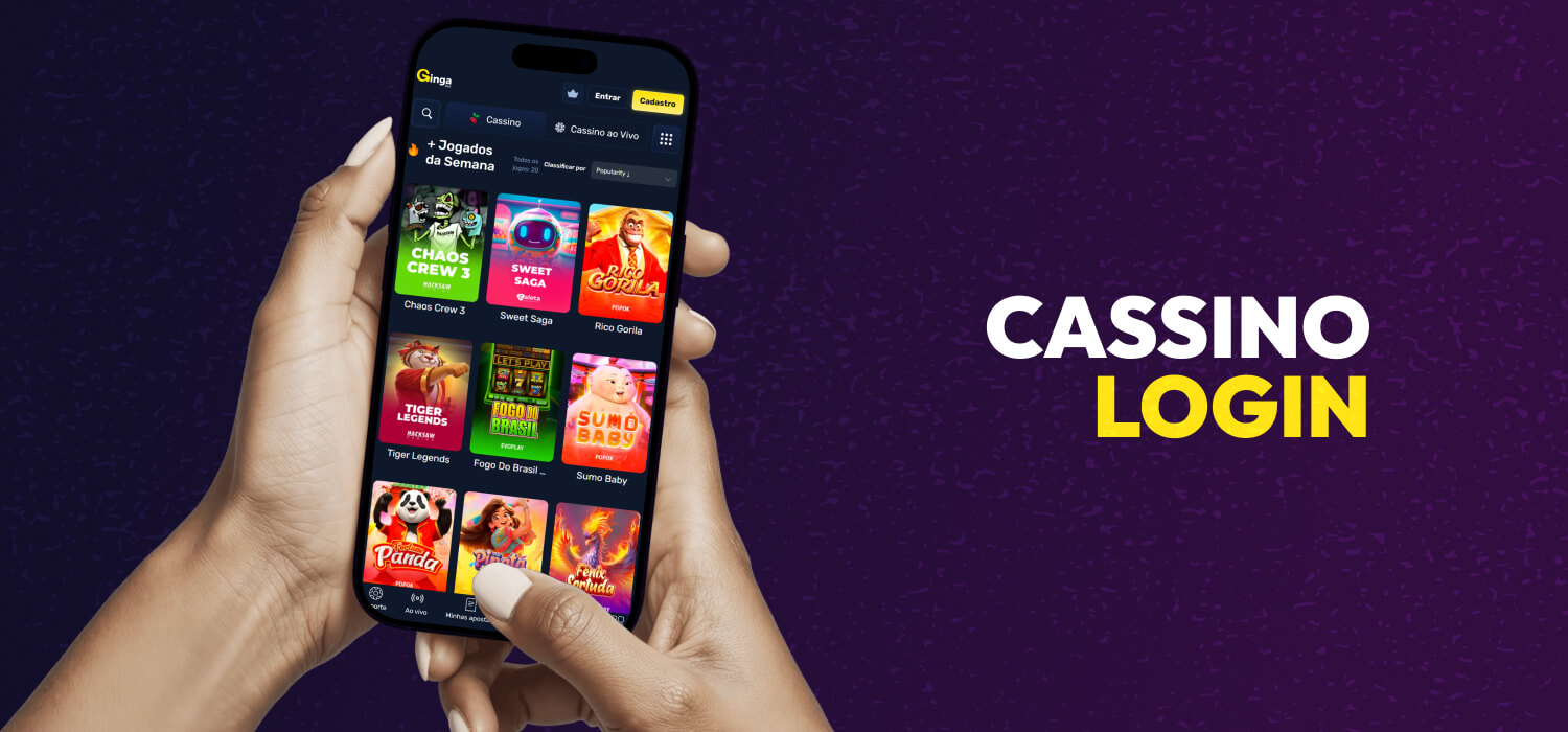 Faça login no Gingabet